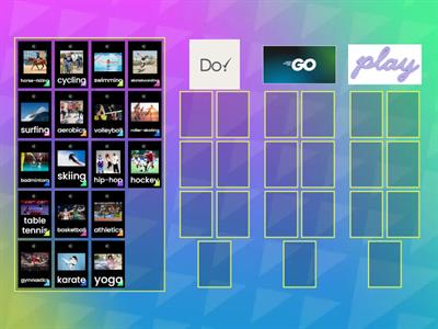 Collocations DO, GO, PLAY