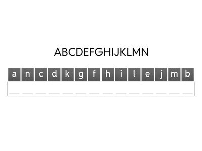 アルファベットゲーム