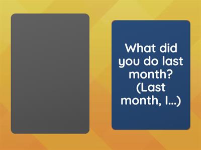 What did you do? Discussion