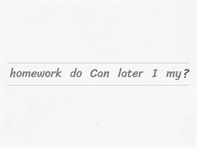 CAN - asking for permission