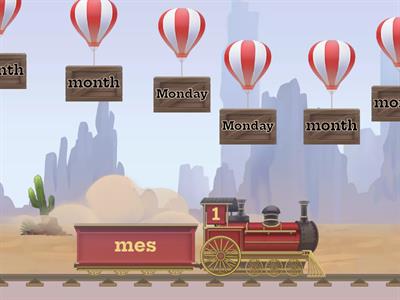 Balloon Pop: Months and Days