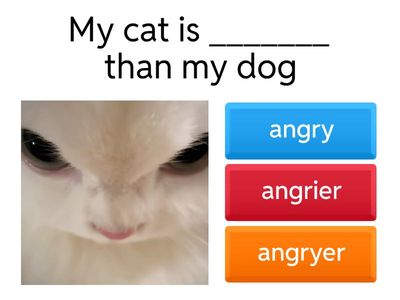 Degrees of comparison 🧐