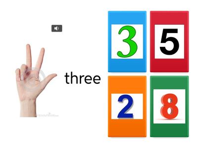 Numbers 1 - 10 English