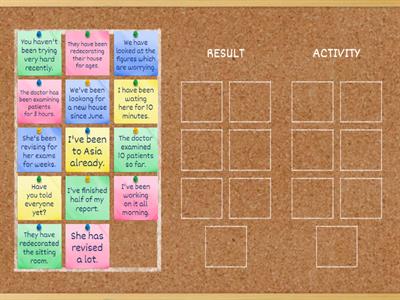 Present perfect simple or continuous