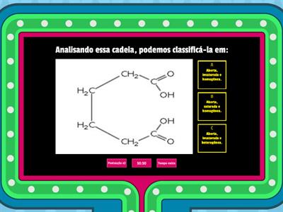 Classificação das cadeias carbônicas