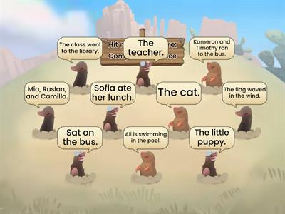 G3 Complete Sentence or Fragment Whack-a-Mole