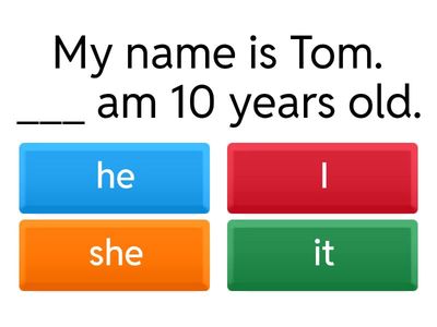 Вставь правильное местоимение в пропуск.