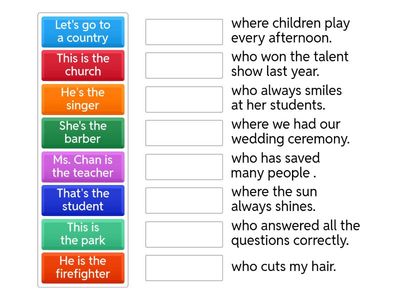Defining Relative Clauses