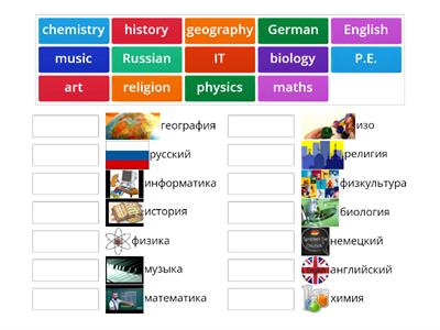 School Subjects (Solutions Elementary)