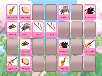 Memorama de instrumentos 