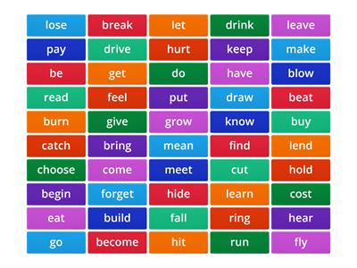 Irregular Verbs Level B1