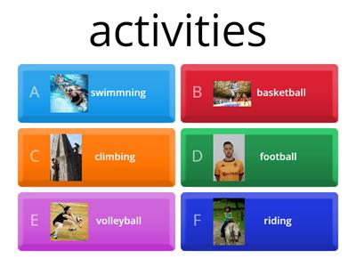 activities