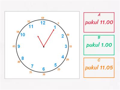 Membaca Jam dan Minit