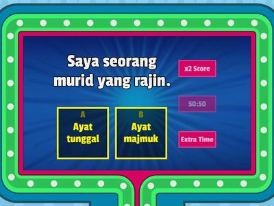 Ayat tunggal , ayat tunggal