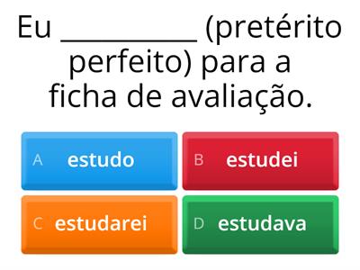 Tempos verbais do modo indicativo