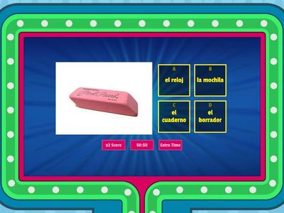 Práctica de Avancemos 1: 2.2 vocabulario