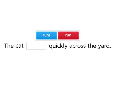 SINGULAR AND PLURAL VERBS