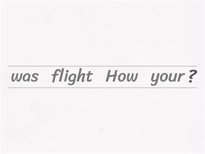 Small talk sentence structure