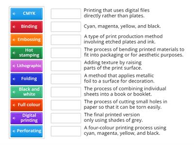 Marketing: Vocabulary on printed documents (level B2)