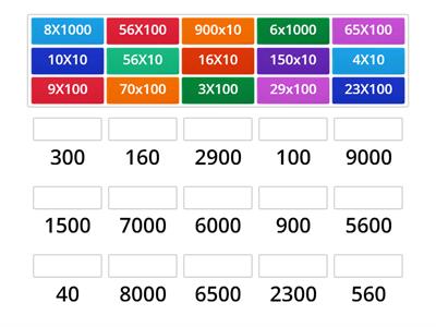 MOLTIPLICAZIONI PER 10, 100, 1000