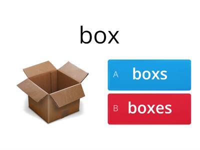 regular plural -s, -es