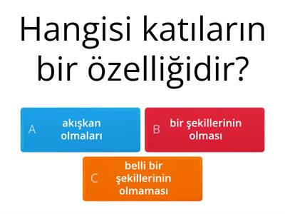 3.Sınıf fen bilimleri maddenin halleri konusu