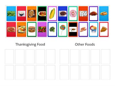 Thanksgiving Vs. Other Foods