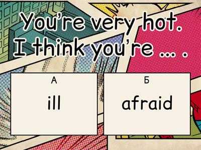 GI A1+ U7. Adjectives to describe feelings