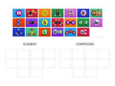 Sorting: Element OR Compound