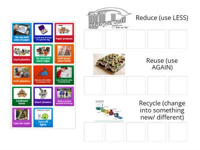  Reduce, Reuse, Recycle