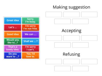   B3 Making suggestions - classify