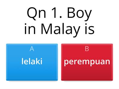 Secondary 1/2 Conversational Malay Exercise 2