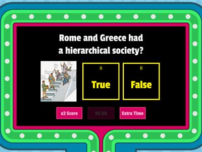 Ancient Rome /Greece Society and education