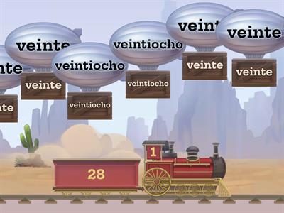 Numbers 20-30 Balloon Pop