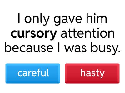 CAL - Inferred meanings