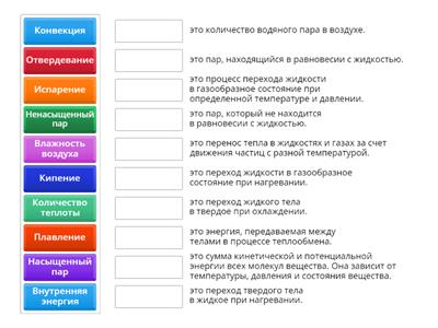 Тепловые явления
