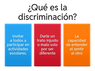 Discriminación