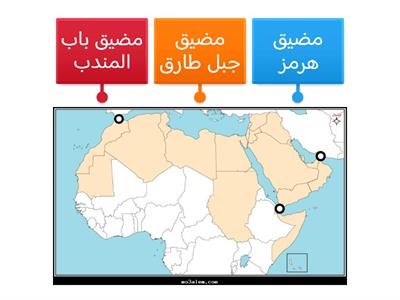 مضائق الوطن العربي 