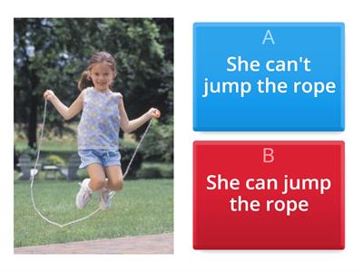 CAN, CANT HABILITIES - Quiz