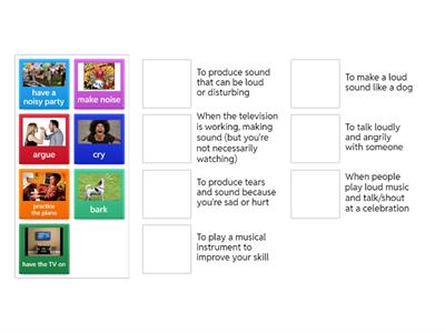 Vocabulary: Noise (Elementary level 5B)