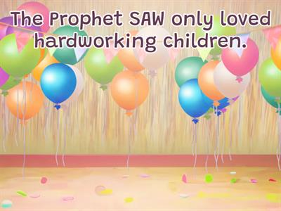 The Prophet SAW Loved Children