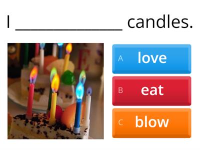 Actions #3 - Sentences comprehension