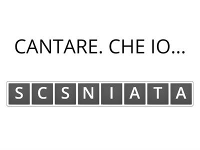 Ricomponi i verbi al CONGIUNTIVO IMPERFETTO (passato)