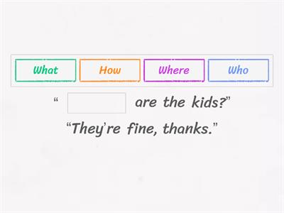 PT2 mid review - question words