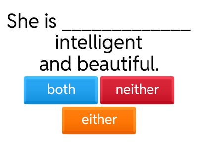 Both, either, neither