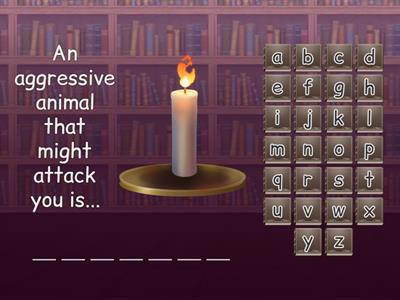 'tious/cious' word hangman