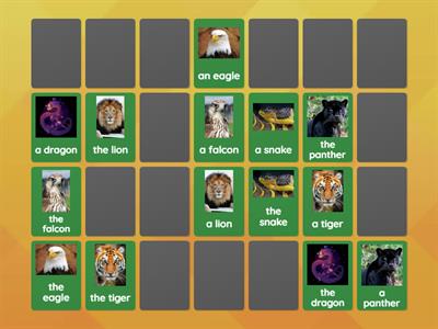 Animals Memory Game