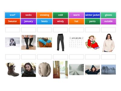 Winter Clothes Match Up Game