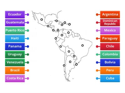Latin America Political Map