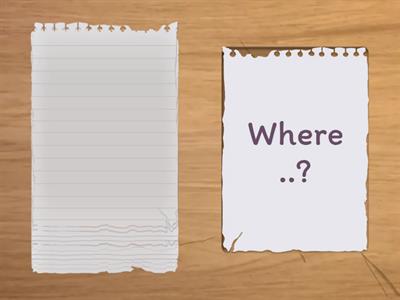 Asking questions A1-A2